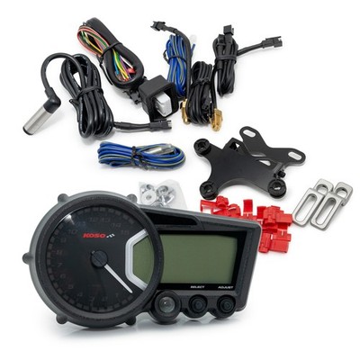 Tachometer KOSO Digital Cockpit RX2 GP Style ABE mehrfarbiges Display universal