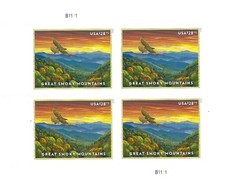 Great Smoky Mountains Sheet 4 X $28.75 = $115.00 ** Free Shipping