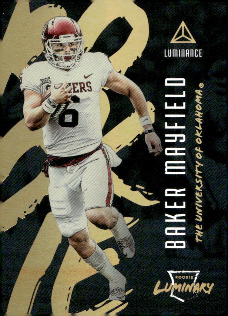 2018 Panini Luminance #2 Baker Mayfield Luminary Rookie RC