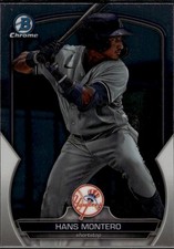 Hans Montero 2023 Bowman Draft Chrome New York Yankees #BDC-12