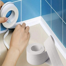 Bath Kitchen Caulk Tape Sealant Strip PVC Self-adhesive Toilet Wall Sealing Tape