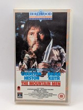 The Mountain Men (1980) Charlton Heston Brian Keith Rare VHS UK Pal VGC