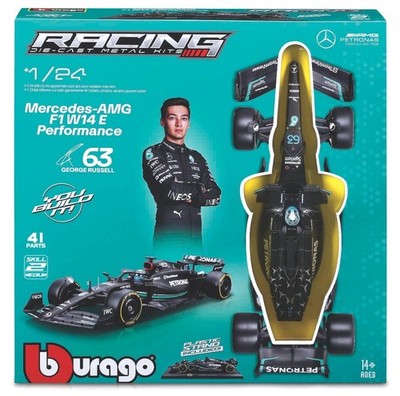 Burago MERCEDES F1 W14 N.63 GEORGE RUSSELL 2023 KIT 1:24