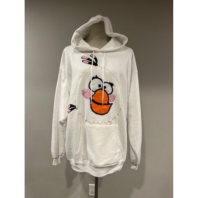 Hanes oversized hoodie with Matilda from angry birds size large
