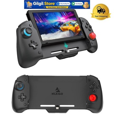 Gripcon Handheld Gamepad for Nintendo Switch: Dual Vibration & Plug & Play