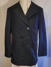 Authentic Women's US Navy Wool Pea Coat Size 14L Government Issue