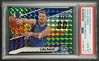 LUKA DONCIC PSA 10 2019-20 PANINI MOSAIC #10 GIVE AND GO GREEN PRIZM MAVERICKS