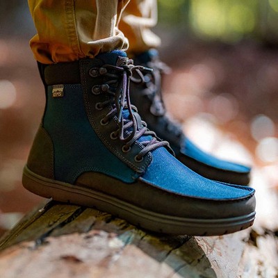 Lems Boulder Boot in Navy Stout, Size 12 Men / 13.5 Women