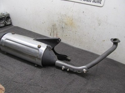 2007 KYMCO PEOPLES 200 MUFFLER EXHAUST HEADER HEAT SHIELD EXHAUST BRACKET