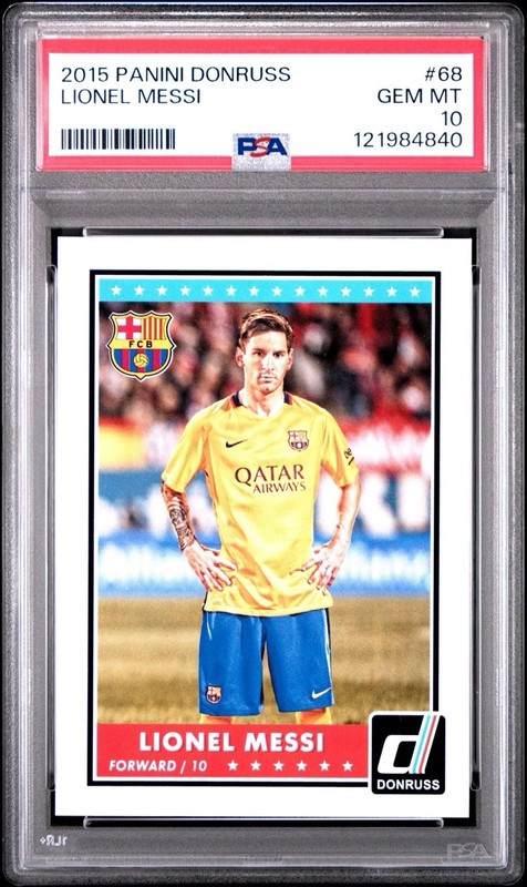 2015 Panini Donruss - Lionel Messi #68 Base PSA 10