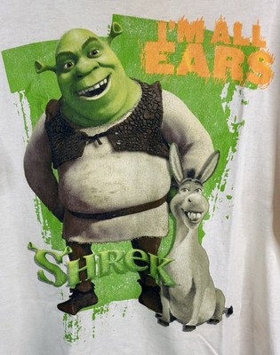 Shrek 2 Movie Promo T Shirt Adult Large DreamWorks Donkey I'm All