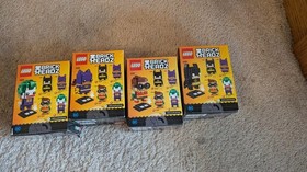 LEGO Brick Headz DC Batman 41585, Batgirl 41586, Robin 41587, Joker 41588 LOT
