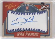 2019 Panini Leather & Lumber 60/99 Touki Toussaint #129 Auto 00jz