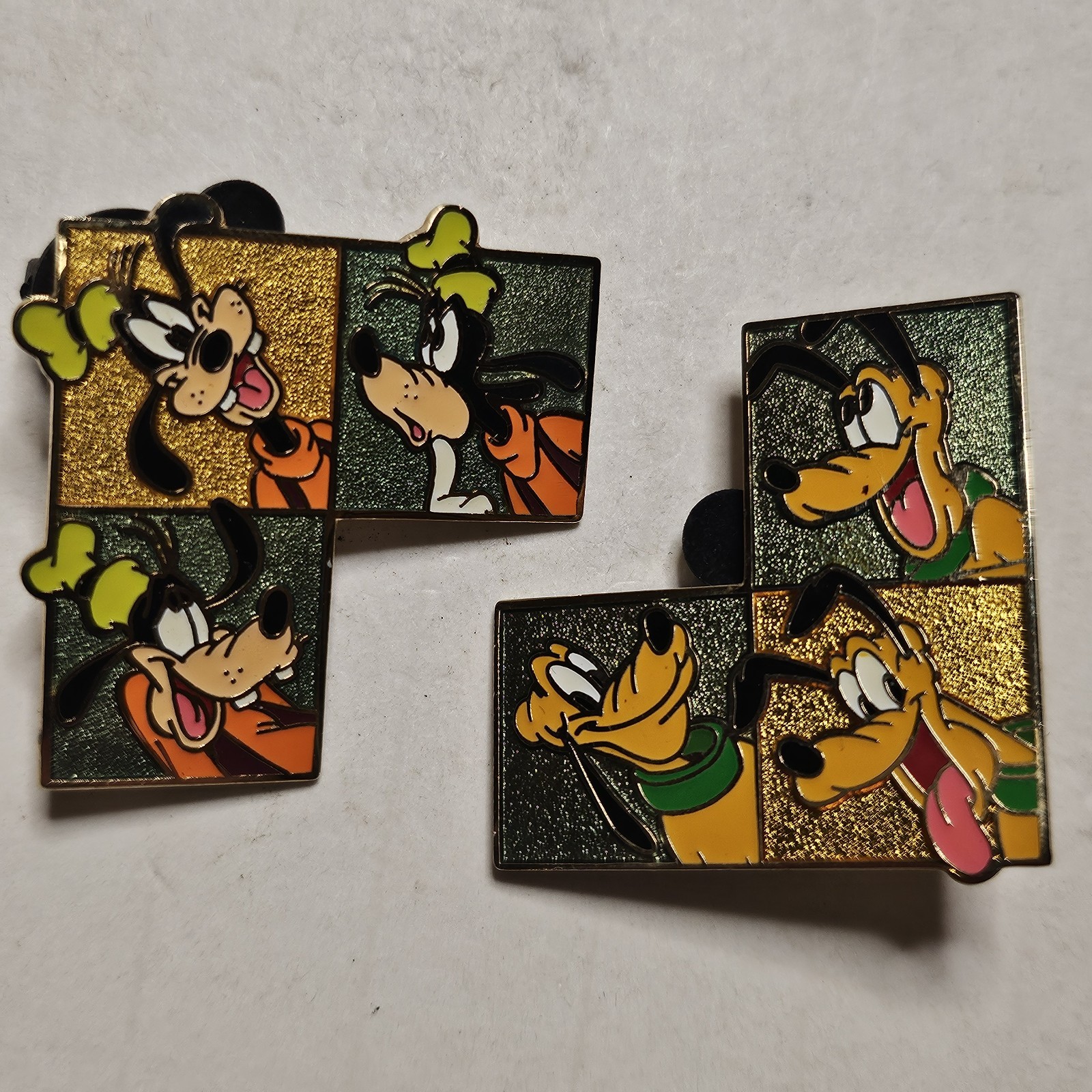 Disney WDW - Mickey's Mystery Pin Machine Puzzle Collection Goofy & Pluto 2007