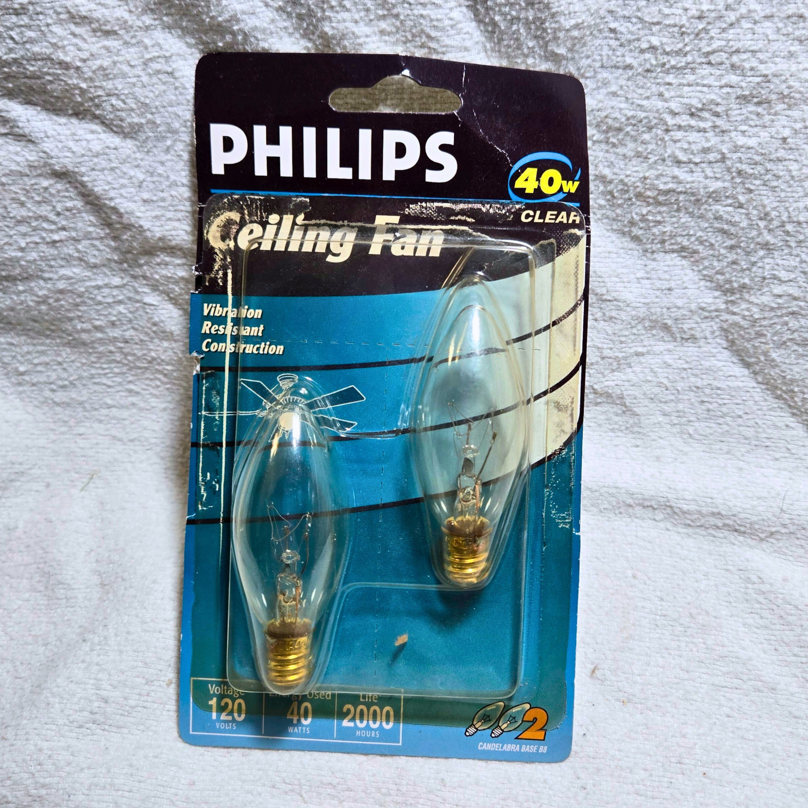 (2-pack) Candelabra Base B8-open