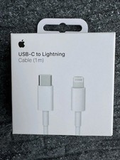 Apple USB-C to Lightning Cable White 1M Genuine Replacement for IPhones/IPads