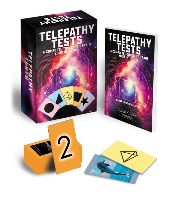 Telepathy Tests Book & Card Deck by Sahar Huneidi-Palmer (Paperback Book)
