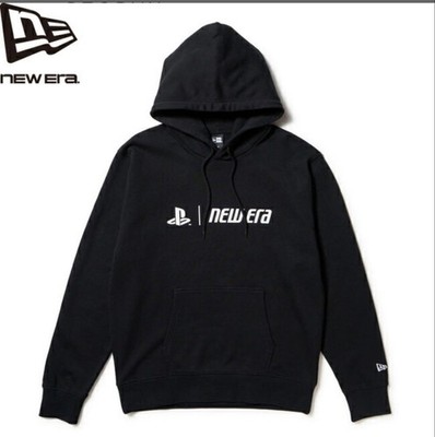 Playstation x New Era Schwarz Pullover Hoodie L Größe Verfügbar
