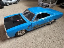Roadrunner Blue Die Cast Car. NO Original Coyote Figure Included.