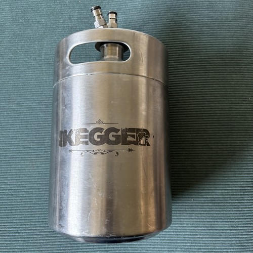 iKegger 5L Mini Keg Stainless Steel Mini Beer Keg inc Tap Head