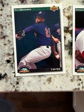 1992 UPPER DECK MLB BASEBALL DIAMOND DEBUT CARD TWINS PAT MAHOMES #776