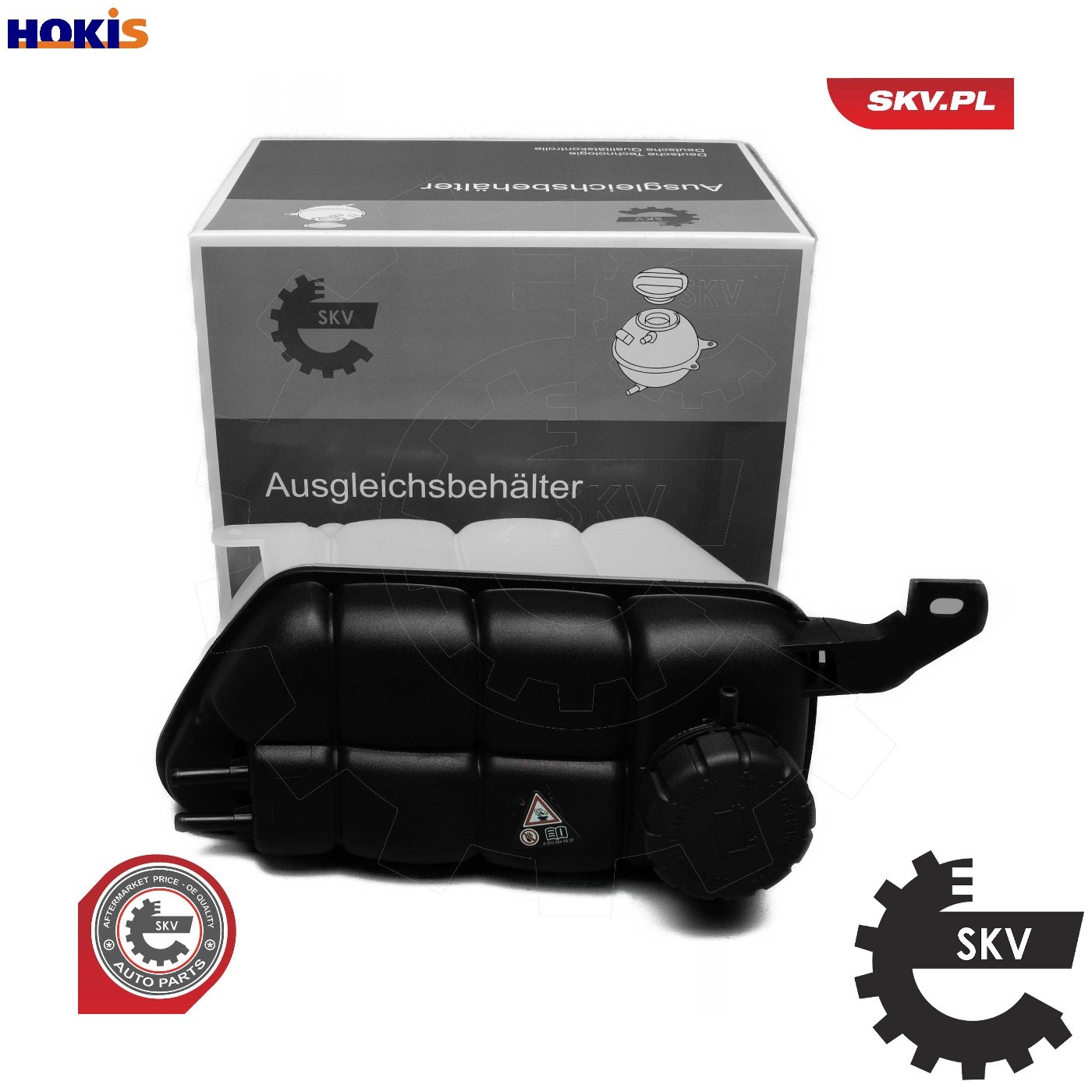 EXPANSION TANK COOLANT 61SKV362 FOR MERCEDES-BENZ OM648.960/613.960 3.2L 6cyl