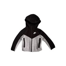 Nike Toddler Boys Tech Fleece Full Zip Hoodie Sweatshirt Black Gray 2T 86-92cm