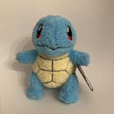 Pokemon Squirtle Plush Cuddly Fluffy Soft Jazwares 8" NWT