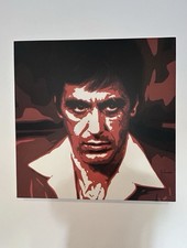 Scarface Canvas In Frame By George Ioannou With Certificate-Rare-Al Pacino