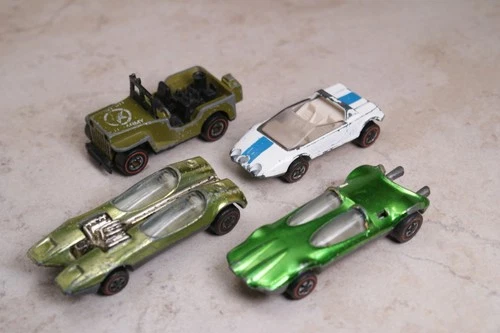 Four Original Hot Wheels Redlines - Space Filler Lot - 1 Bid -Free Shipping!!
