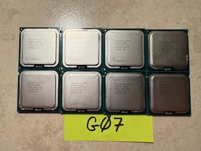 Lot of (8) Intel Xeon E5440 SLANS 2.83GHz Quad Core LGA771 Server CPUs Processor