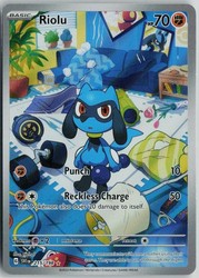 Riolu 215/198 Scarlet & Violet Base Set Illustration Rare Holo