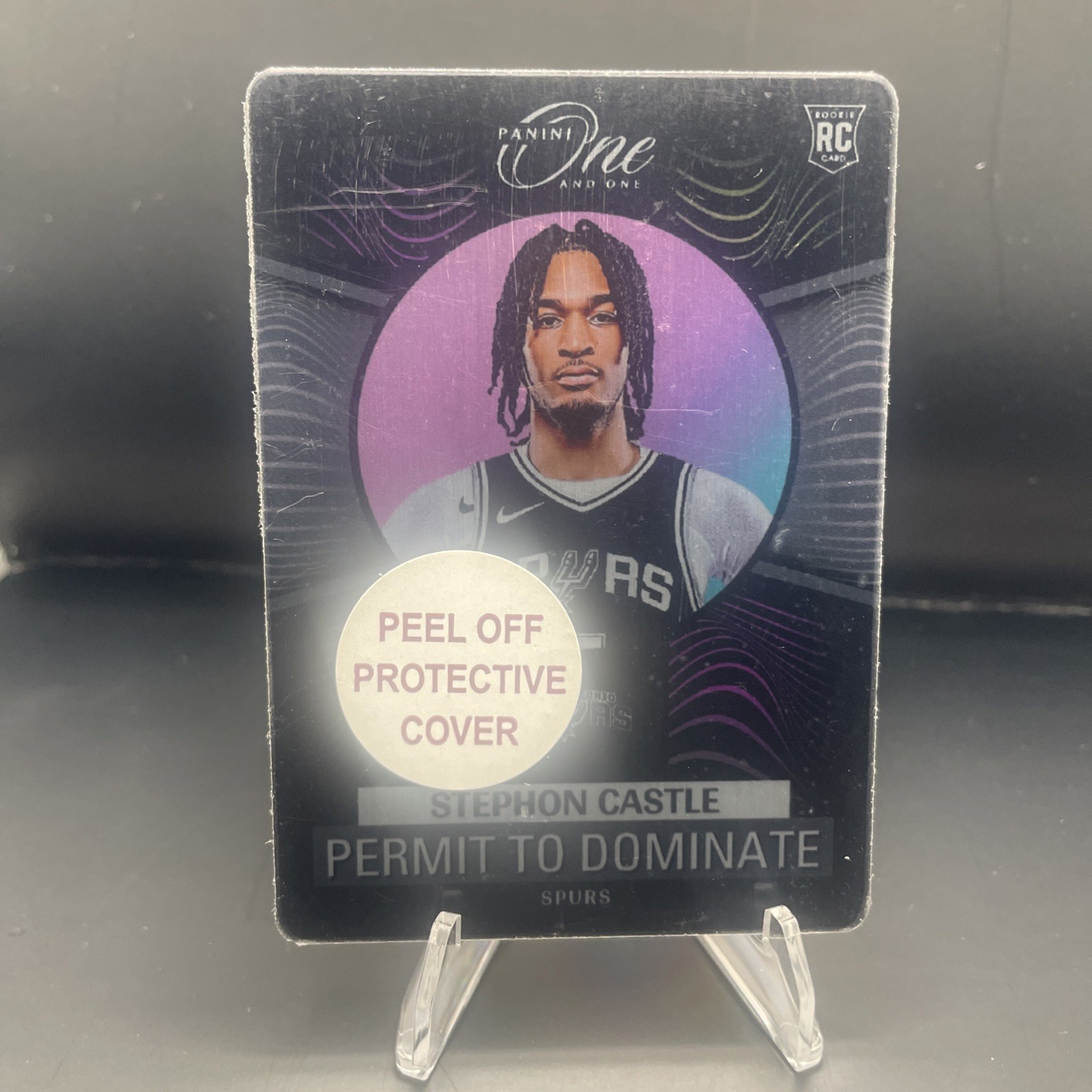 2024-25 Panini One And One Stephon Castle Permit to Dominate Case Hit SSP RC