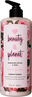 Love Beauty and Planet Conditioner Blooming Color Murumuru Butter & Rose, 22 FL