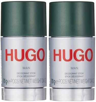 Lot of 2 PCs Hugo Man Green by Hugo Boss Deodorant Stick Men 2.4 oz New Sealed