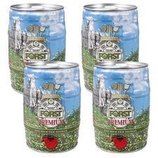Forst Premium Birra 4 Fusti Barilotto da 5 litri Ognuno