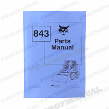 Bobcat 843 Skid Steer Loader Parts Catalog Manual S.N. 502613001-502623999