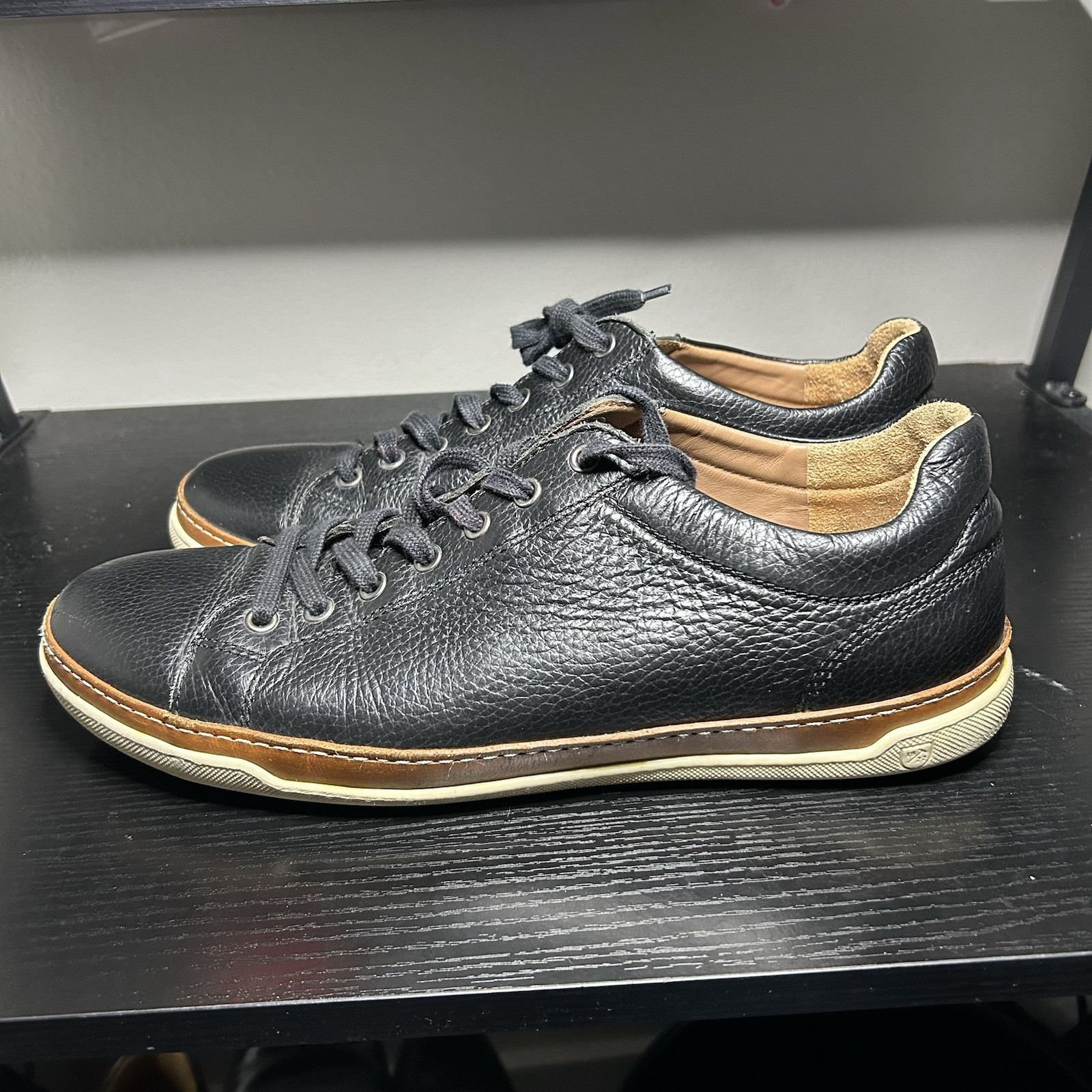 SAOLA Scarpe sneakers classiche Allen Edmonds Porter Derby Port da uomo taglia 11 5 D nere