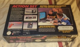Nintendo NES Action Set Console Boxed- ONE CONTROLLER -WITHOUT GAME-UNTESTED