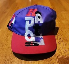 Vintage Toronto Raptors Snapback Hat Cap NBA 1994 90s NBA Basketball Spellout
