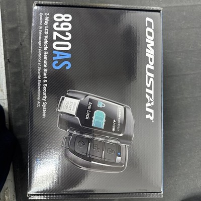 Compustar CS8920-AS 2-Way LCD Q9 remotes Alarm and Remote Start kit w. CM-900AS