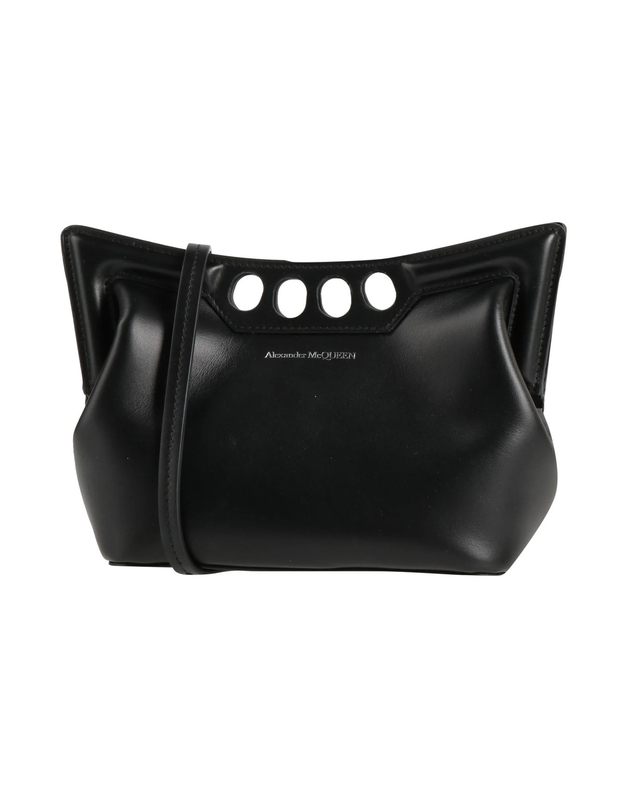 McQueen - Women - Leather Crossbody bag - Black