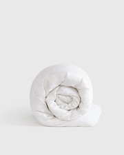BNWT Quince Premium White Duck Down Comforter Lightweight Twin Brand New $154