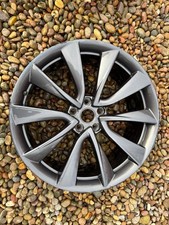 Genuine Tesla Model 3 Performance 20” Turbine Alloy Wheel Rim OEM Minor Kerbing