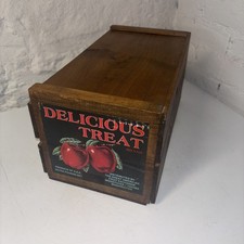 Vintage Wooden Fruit Crate 14  Length Delicious Treat Yakima, WA Excellent Shape