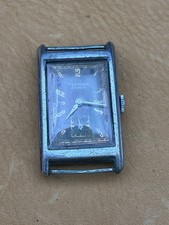 Montre Art Deco Homme Tank Mécanique TECHNOR ANKER à Restaurer 