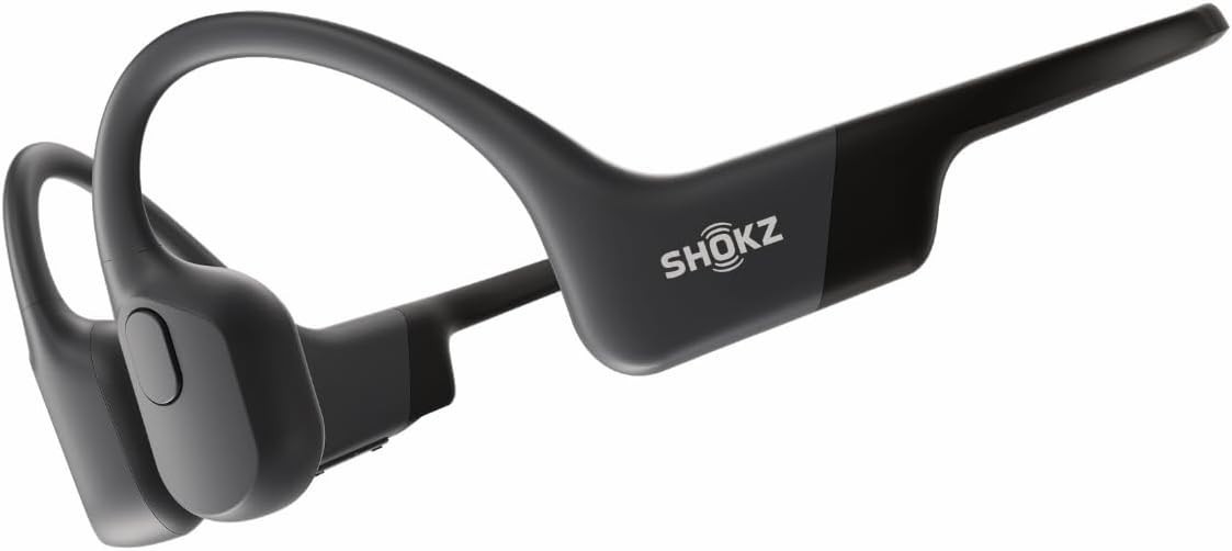 Shokz S803-ST-BK-US OpenRun Bone Conduction Open-Ear Endurance Headphones, Black
