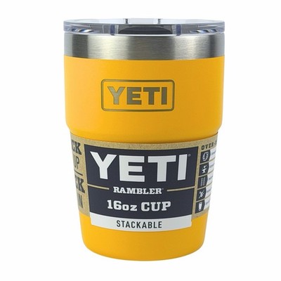YETI Beekeeper Yellow Limited Edition Retired Color Rambler 16 oz Stackable Cup