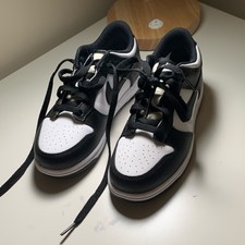 Nike Dunk Low (PS) Black White Boys Sneakers ...