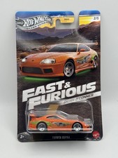 Hot Wheels Silver Series Fast & Furious Brian O'Conner Toyota Supra 1:64 (READ)